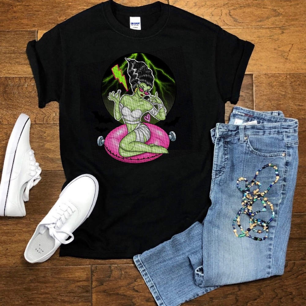 Bride of Frankenstein summer tshirts